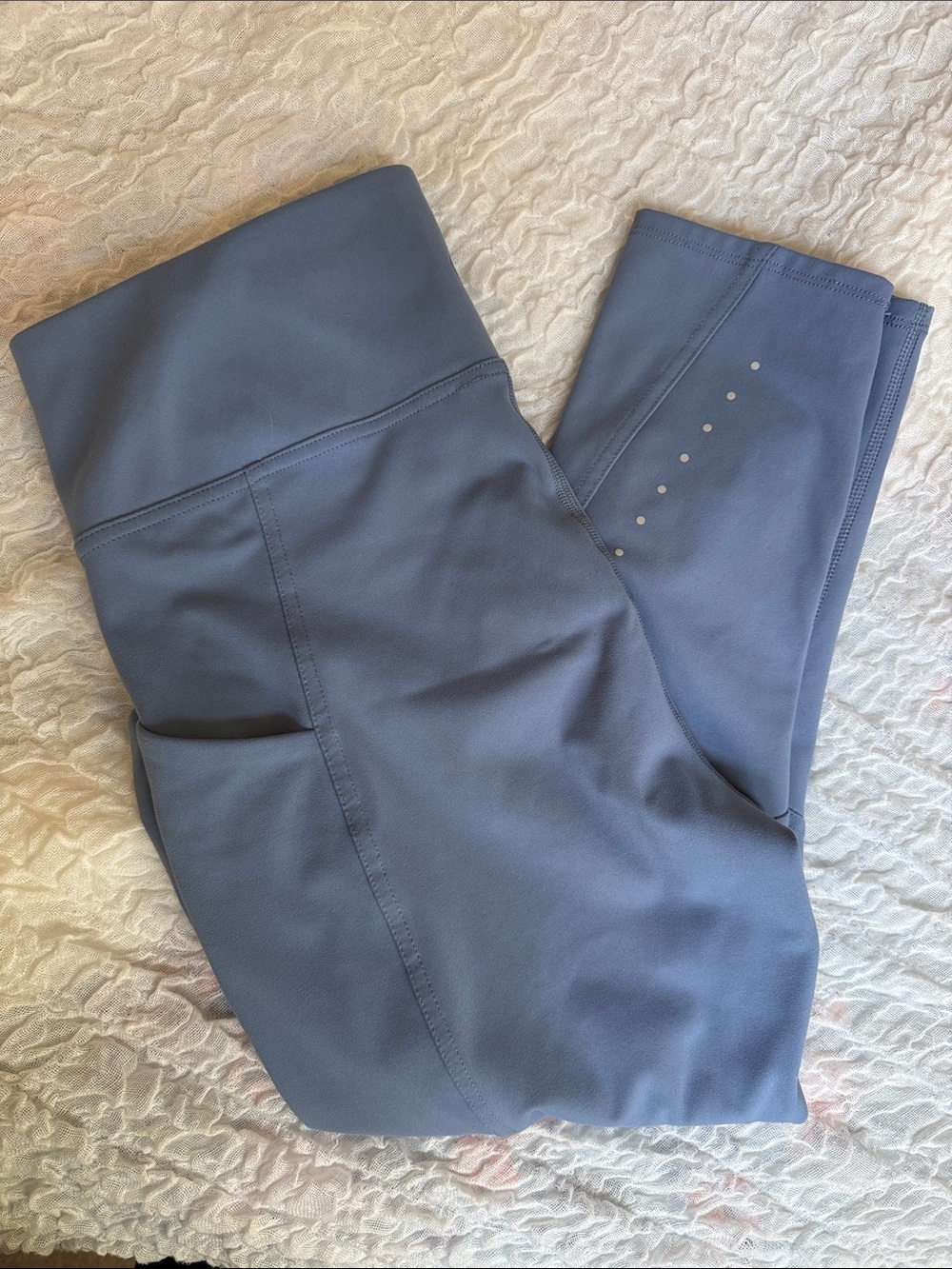 Danskin cropped blue Leggings with Side Pocket